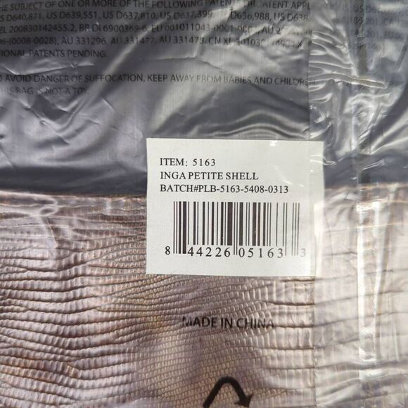 Miche Womens Inga Shell Bag Purse Cover Crocodile Copper Brown Discontinued New - Picture 6 of 8